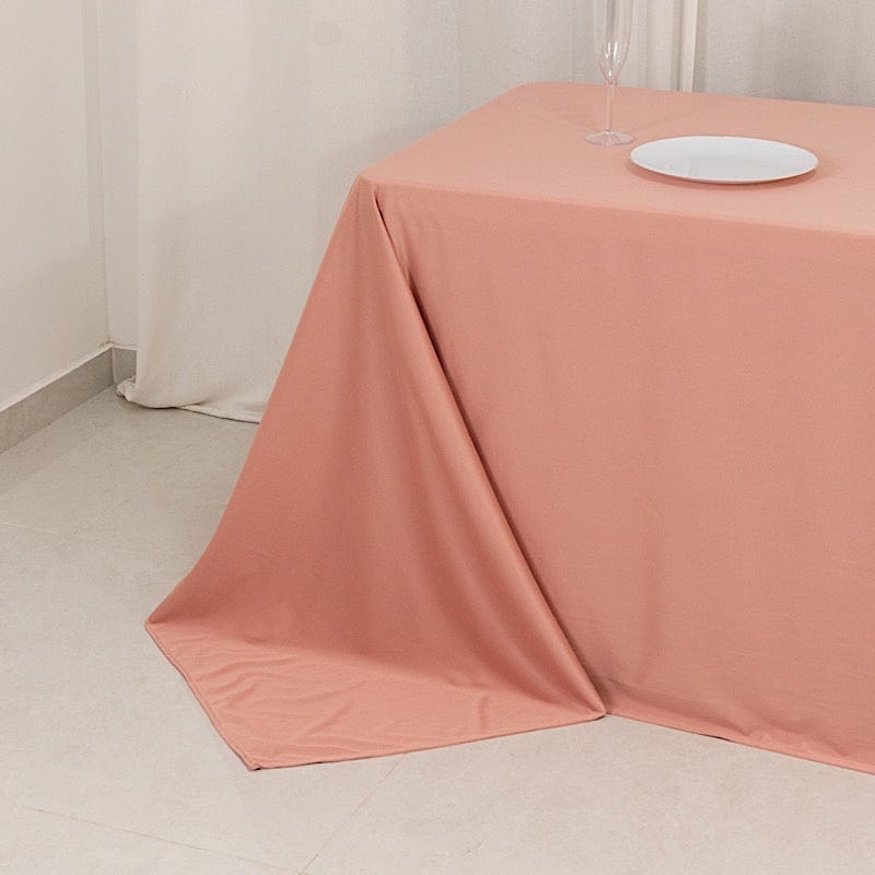 90" x 156" Scuba Polyester Rectangular Tablecloth