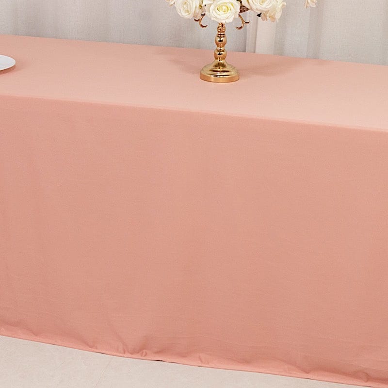 90" x 156" Scuba Polyester Rectangular Tablecloth