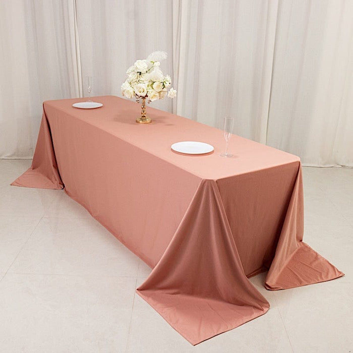 90" x 156" Scuba Polyester Rectangular Tablecloth