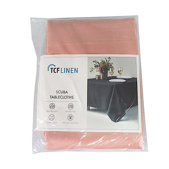 90" Premium Scuba Round Tablecloth