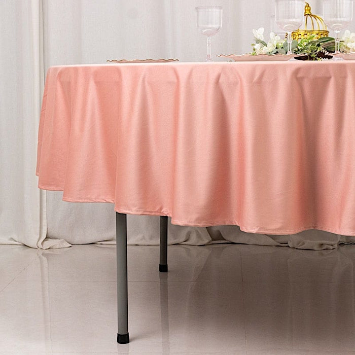 90" Premium Scuba Round Tablecloth