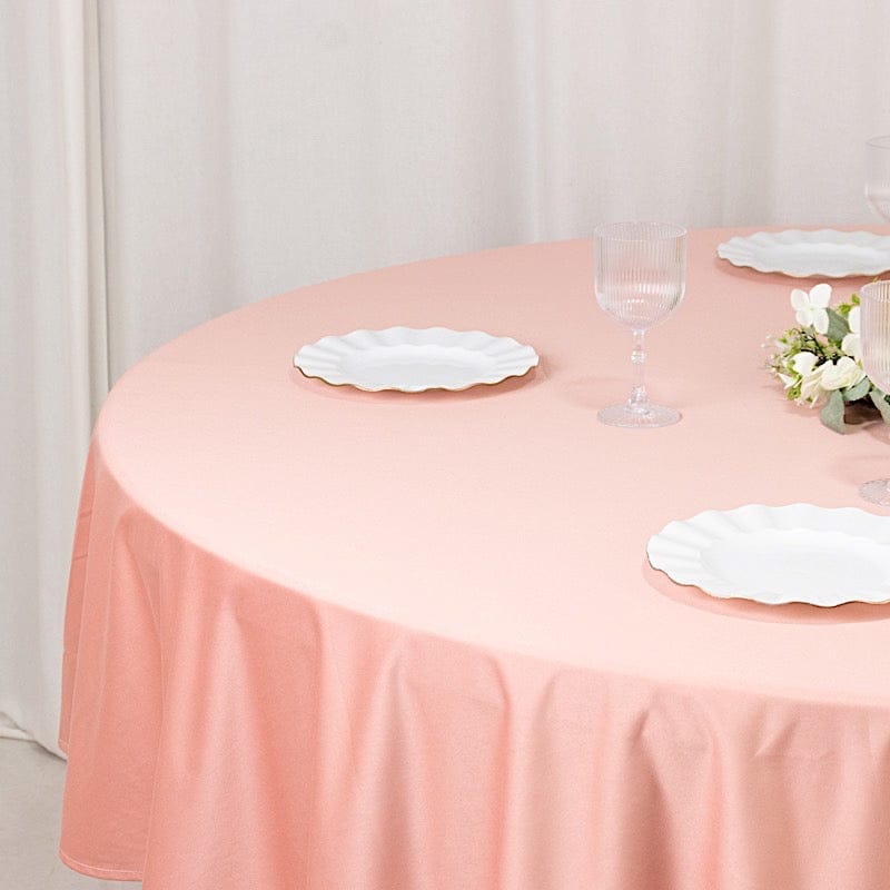 90" Premium Scuba Round Tablecloth