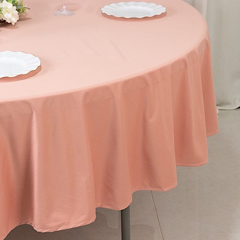 90" Premium Scuba Round Tablecloth