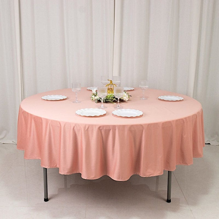 90" Premium Scuba Round Tablecloth