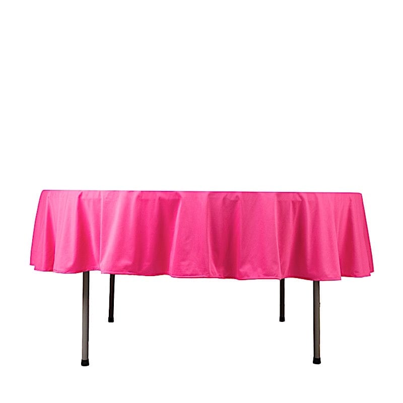 90" Premium Scuba Round Tablecloth