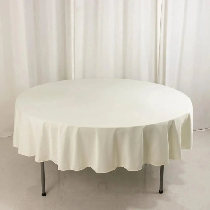 90" Premium Scuba Round Tablecloth