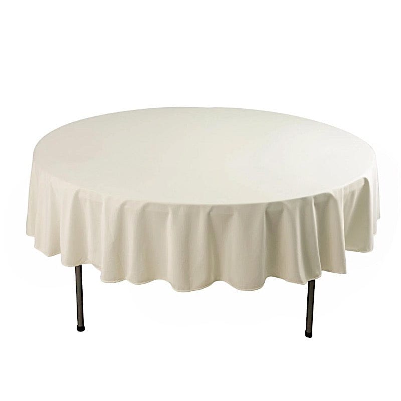 90" Premium Scuba Round Tablecloth