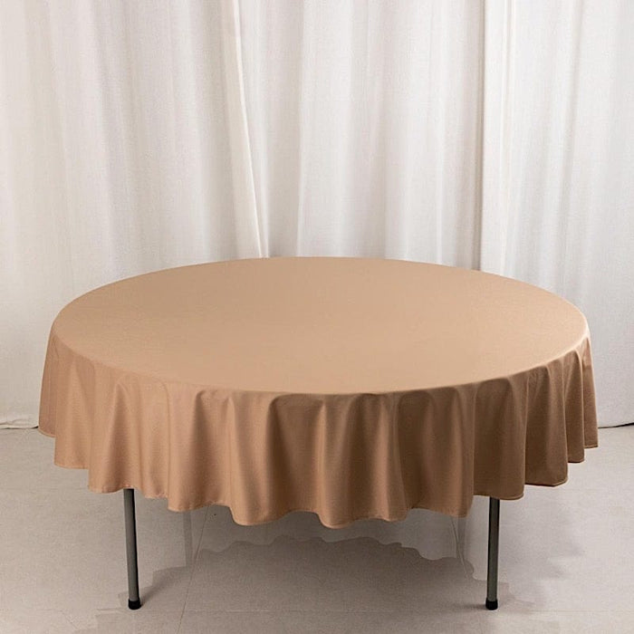 90" Premium Scuba Round Tablecloth