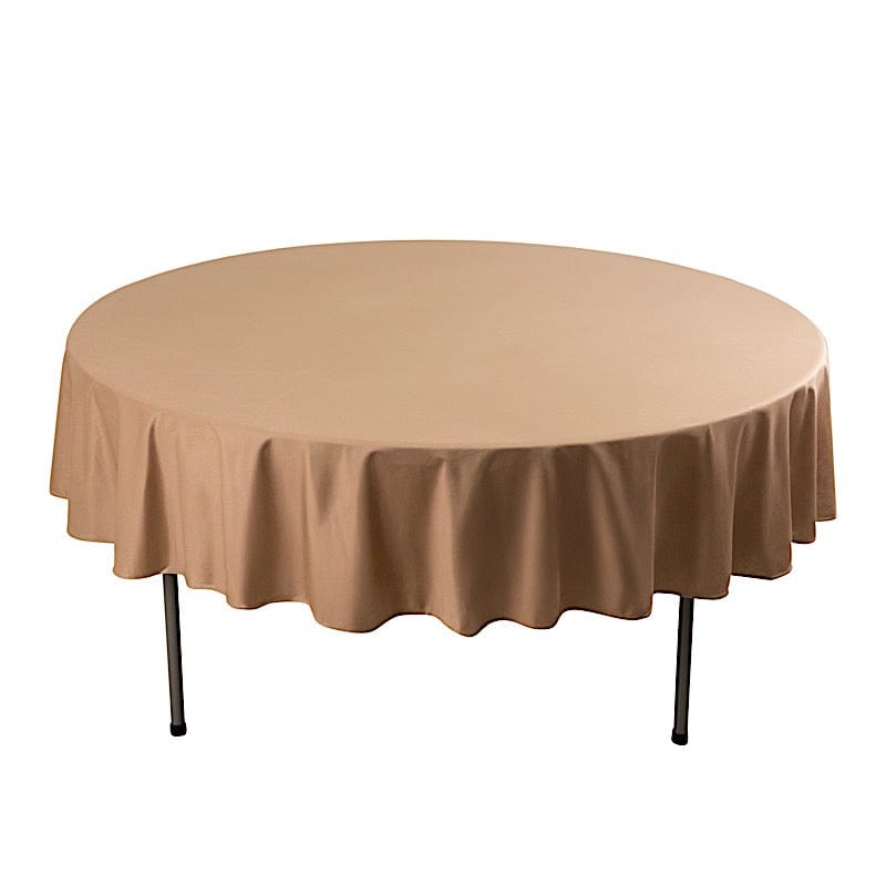 90" Premium Scuba Round Tablecloth