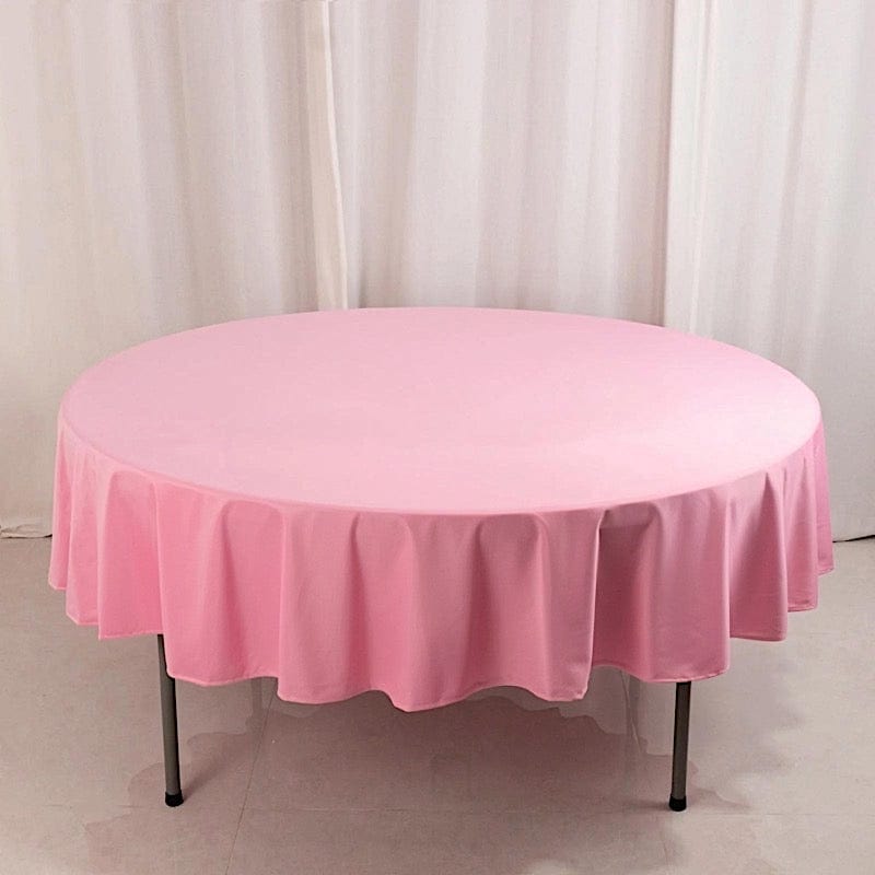 90" Premium Scuba Round Tablecloth
