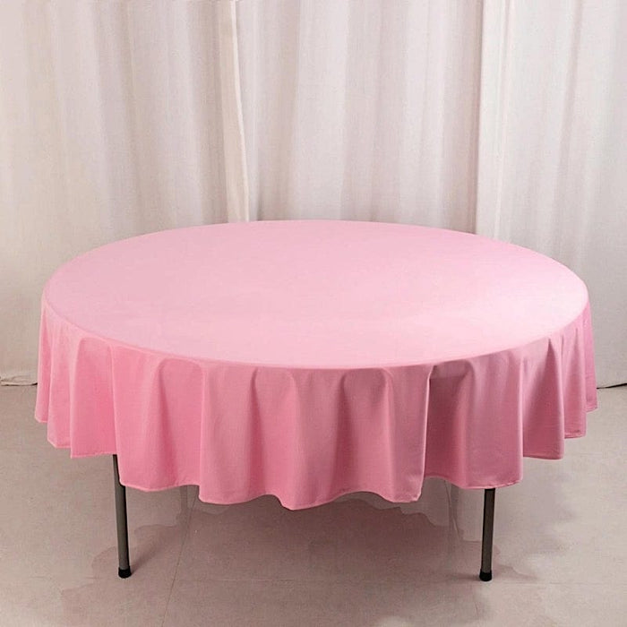 90" Premium Scuba Round Tablecloth