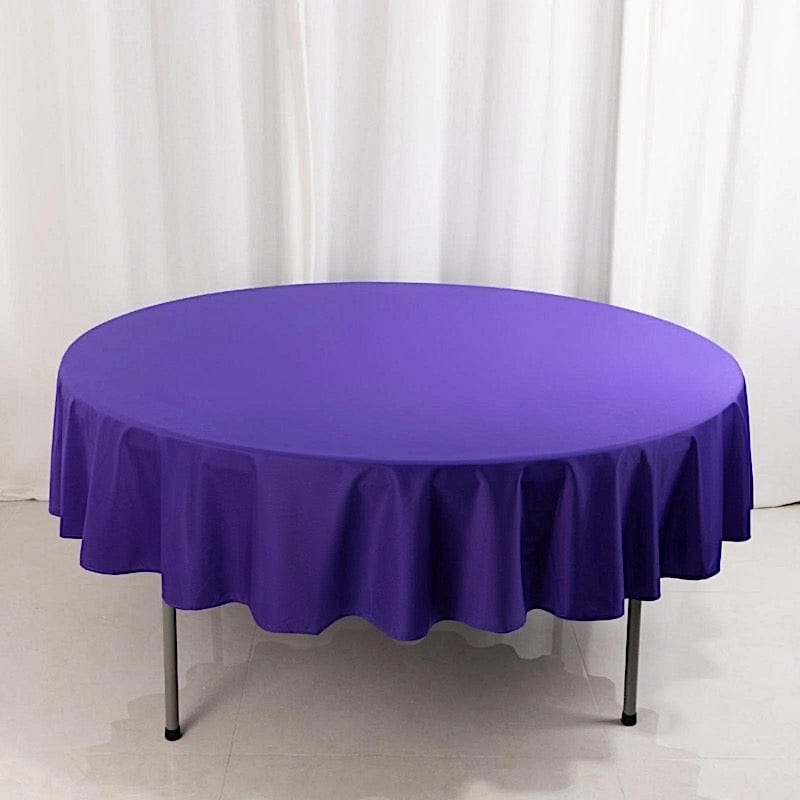 90" Premium Scuba Round Tablecloth