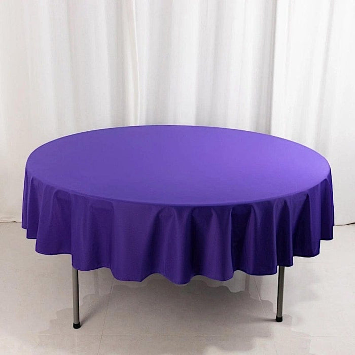 90" Premium Scuba Round Tablecloth