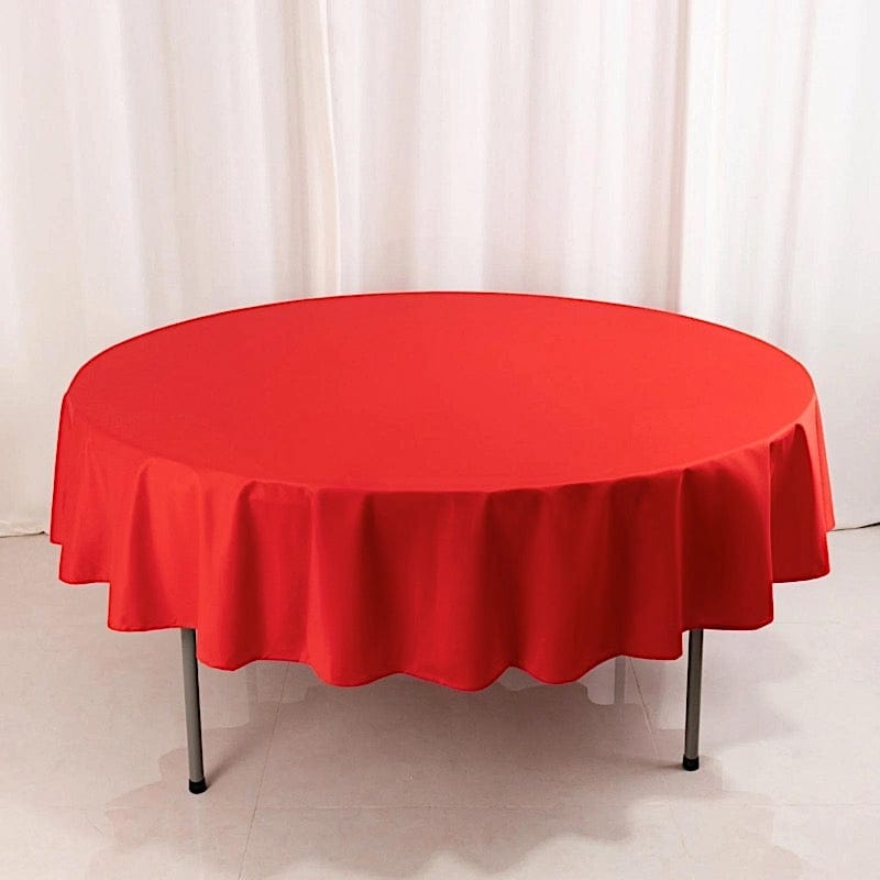 90" Premium Scuba Round Tablecloth