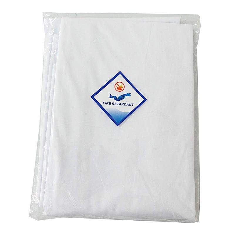60" x 102" Fire Retardant Polyester Scuba Rectangle Tablecloth
