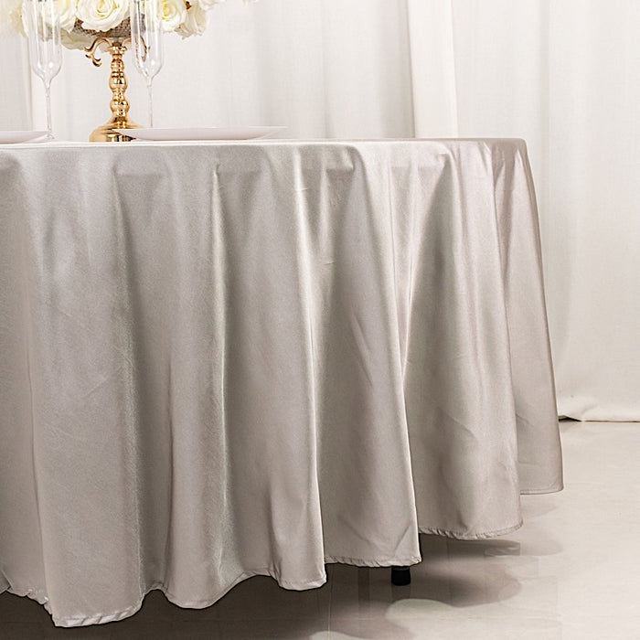 108" Scuba Polyester Round Tablecloth Wedding Table Linens