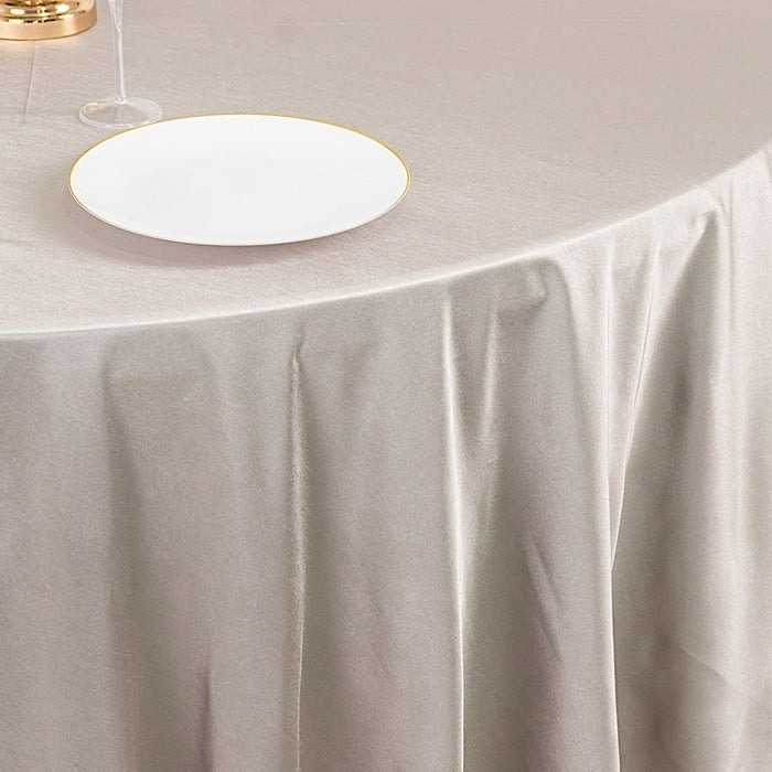 108" Scuba Polyester Round Tablecloth Wedding Table Linens