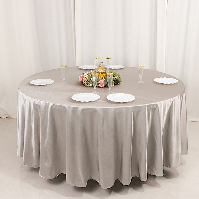 108" Scuba Polyester Round Tablecloth Wedding Table Linens