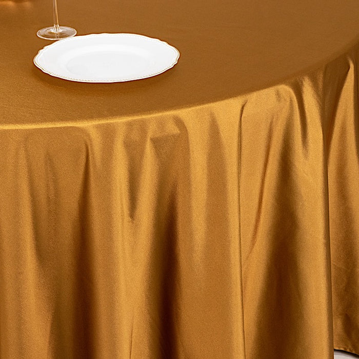 120" Scuba Polyester Round Tablecloth Wedding Table Linens