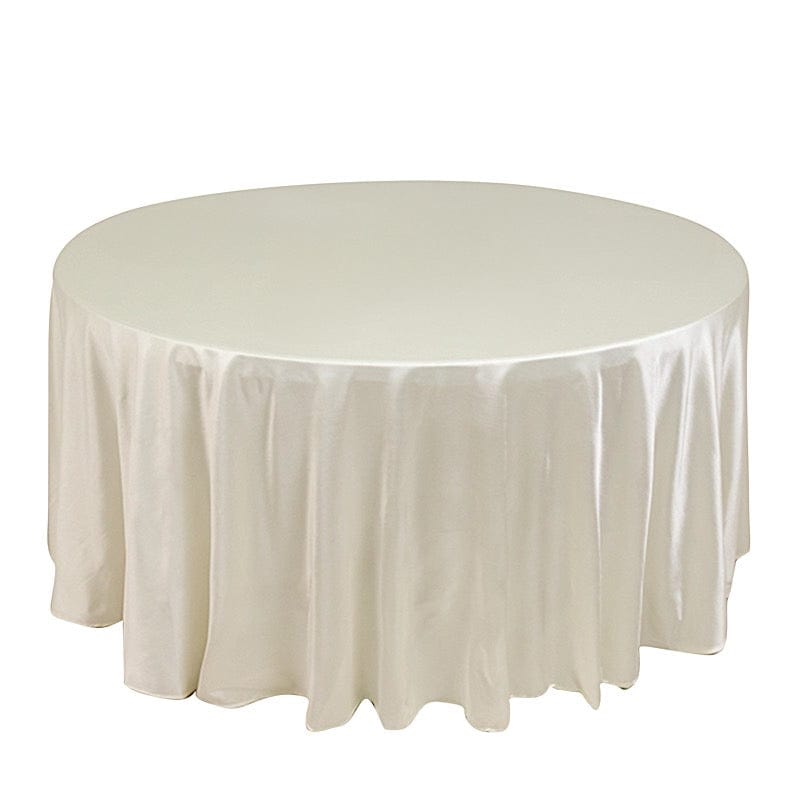 120" Scuba Polyester Round Tablecloth Wedding Table Linens
