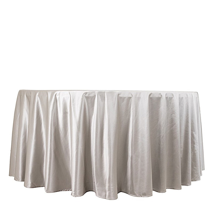 120" Scuba Polyester Round Tablecloth Wedding Table Linens