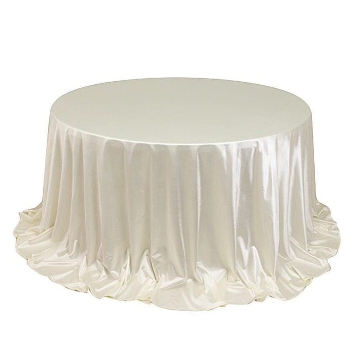 132" Scuba Polyester Round Tablecloth Wedding Table Linens