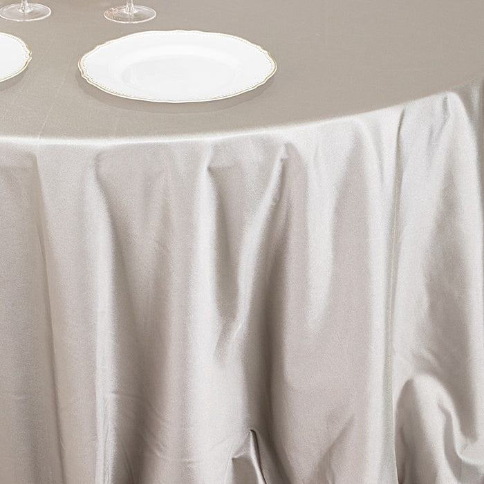 132" Scuba Polyester Round Tablecloth Wedding Table Linens