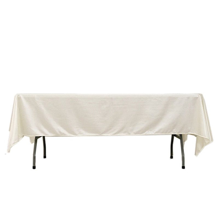60" x 102" Scuba Polyester Rectangular Tablecloth