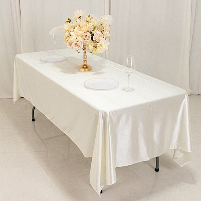 60" x 102" Scuba Polyester Rectangular Tablecloth