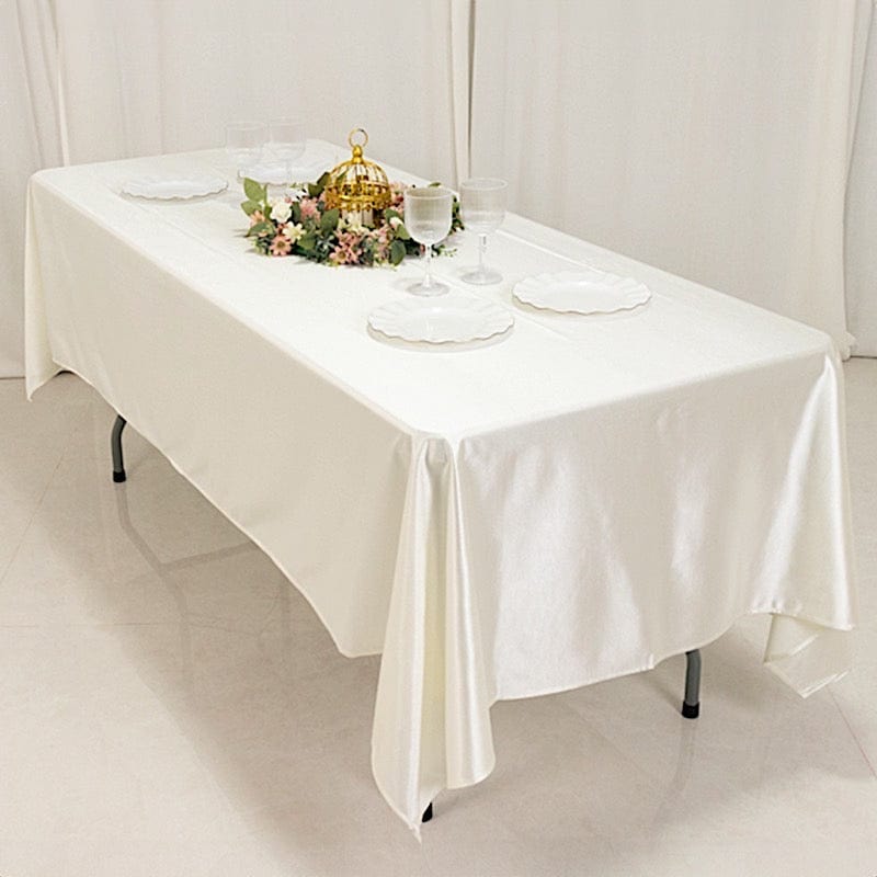60" x 102" Scuba Polyester Rectangular Tablecloth