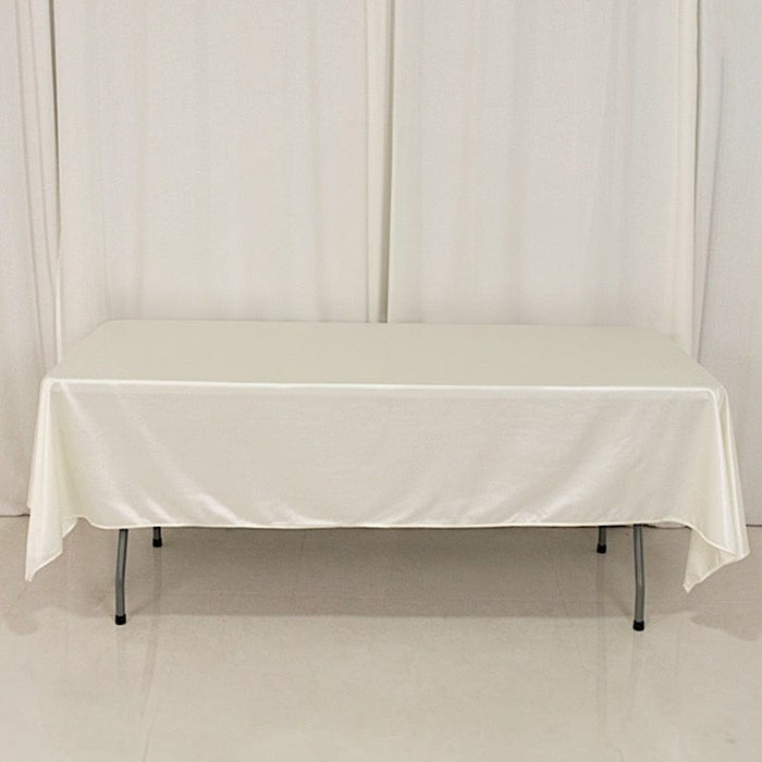 60" x 102" Scuba Polyester Rectangular Tablecloth