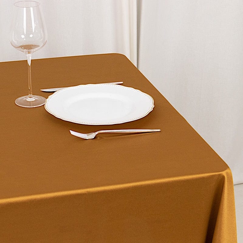 70" x 70" Scuba Polyester Square Tablecloth Wedding Table Linens