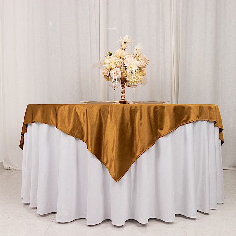70" x 70" Scuba Polyester Square Tablecloth Wedding Table Linens
