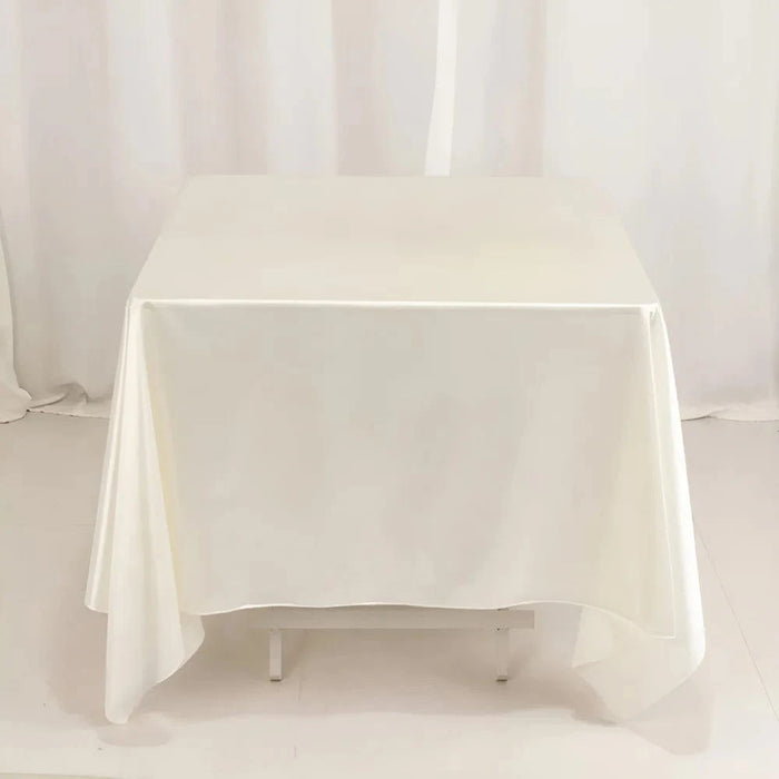 70" x 70" Scuba Polyester Square Tablecloth Wedding Table Linens