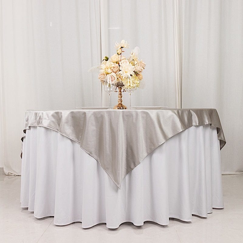 70" x 70" Scuba Polyester Square Tablecloth Wedding Table Linens