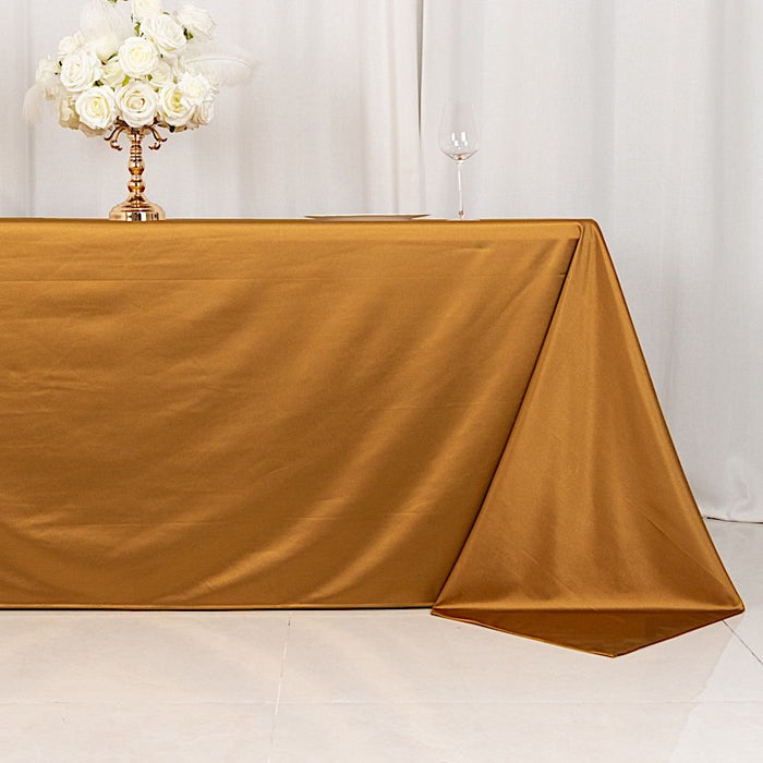 90" x 132" Scuba Polyester Rectangular Tablecloth