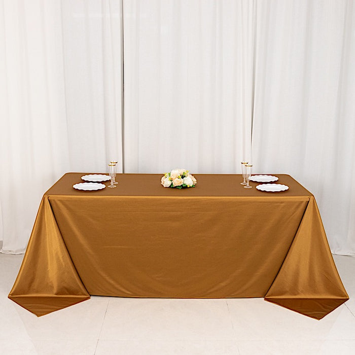 90" x 132" Scuba Polyester Rectangular Tablecloth