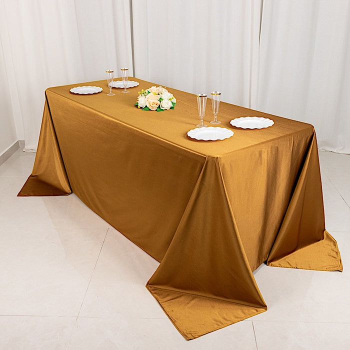 90" x 132" Scuba Polyester Rectangular Tablecloth