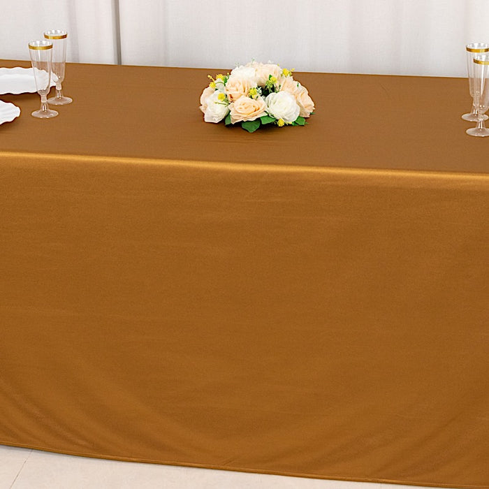 90" x 132" Scuba Polyester Rectangular Tablecloth