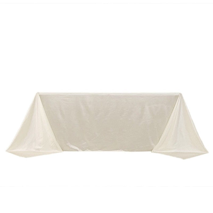 90" x 132" Scuba Polyester Rectangular Tablecloth