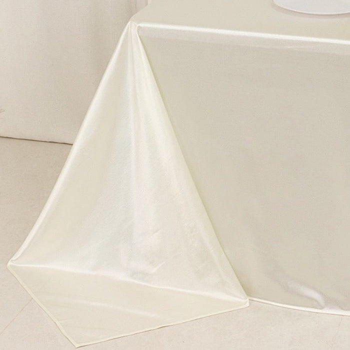 90" x 132" Scuba Polyester Rectangular Tablecloth