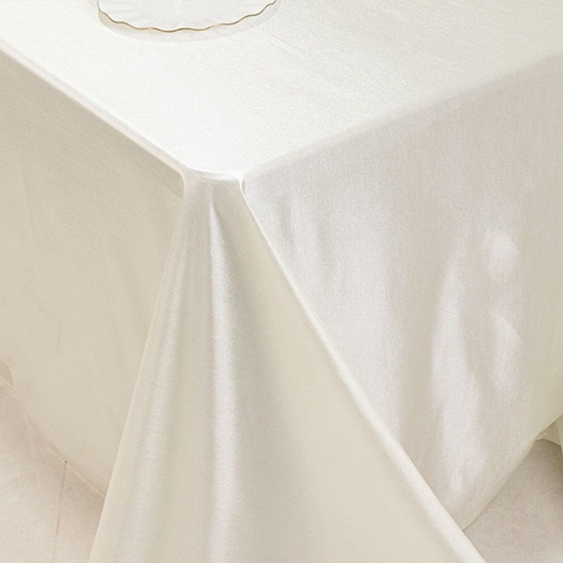 90" x 132" Scuba Polyester Rectangular Tablecloth