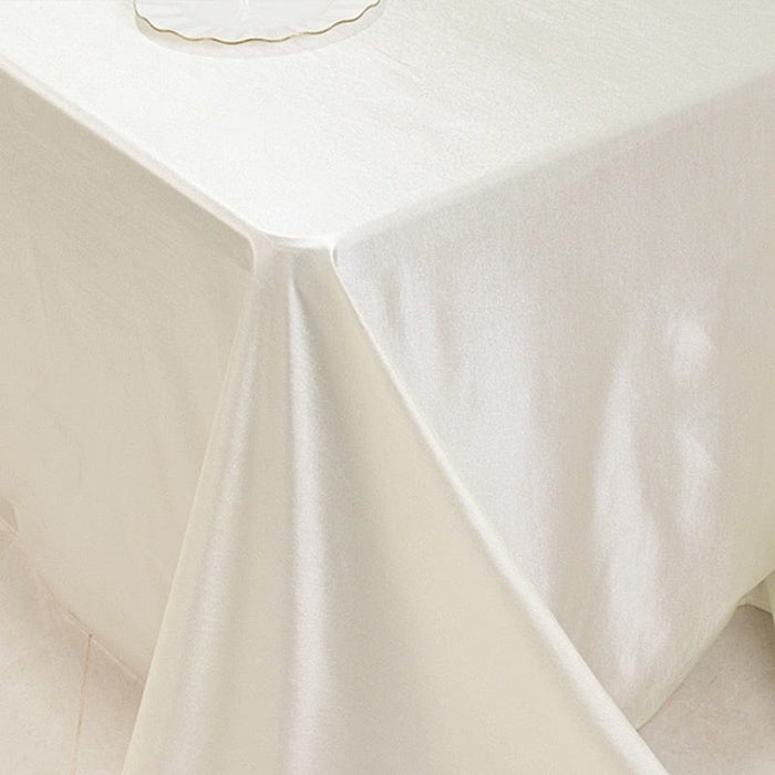 90" x 132" Scuba Polyester Rectangular Tablecloth