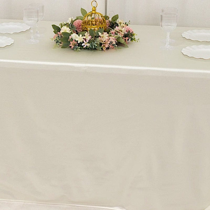 90" x 132" Scuba Polyester Rectangular Tablecloth