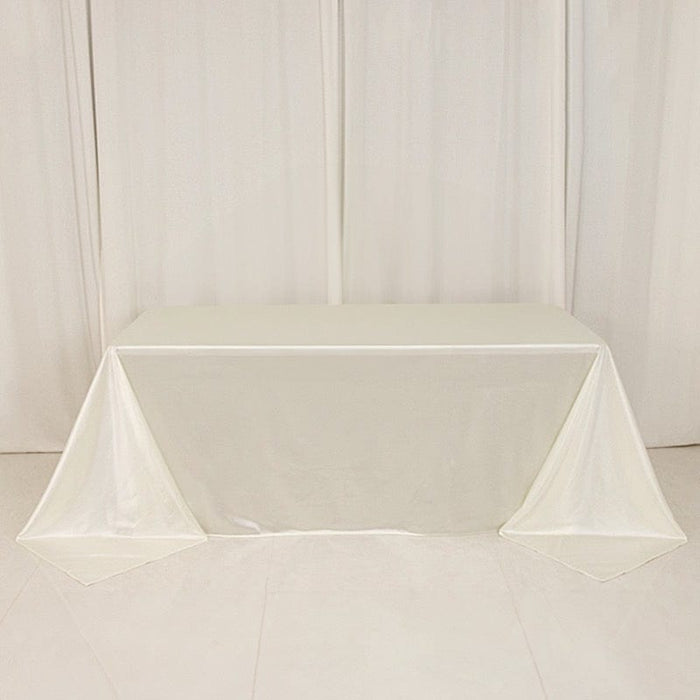 90" x 132" Scuba Polyester Rectangular Tablecloth
