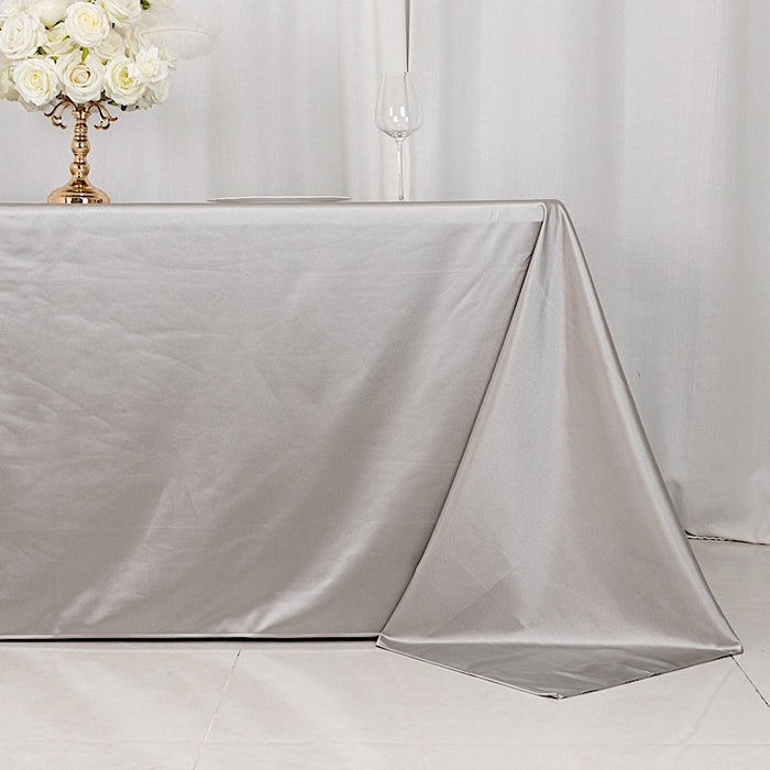 90" x 132" Scuba Polyester Rectangular Tablecloth