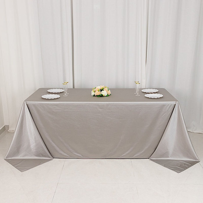 90" x 132" Scuba Polyester Rectangular Tablecloth