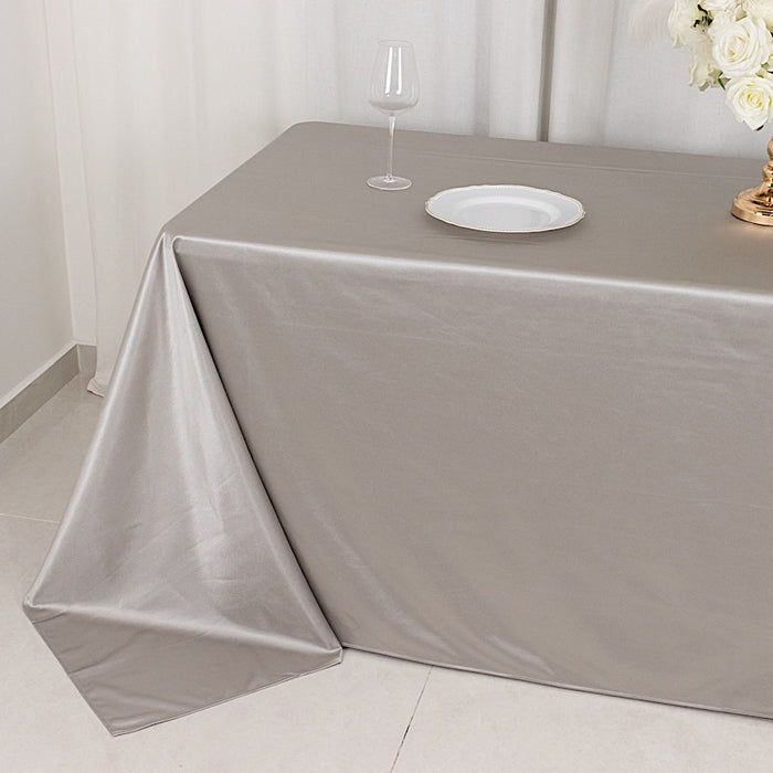 90" x 132" Scuba Polyester Rectangular Tablecloth