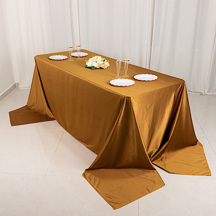 90" x 156" Scuba Polyester Rectangular Tablecloth