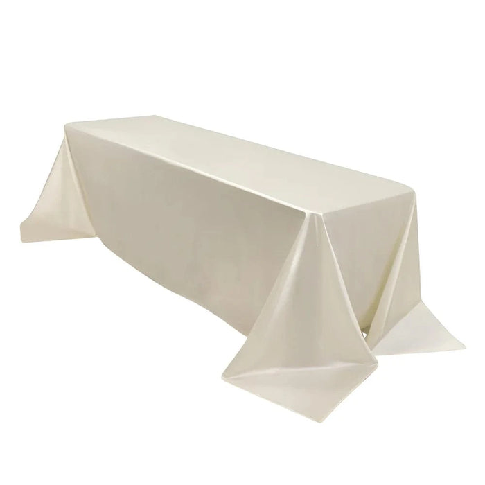 90" x 156" Scuba Polyester Rectangular Tablecloth